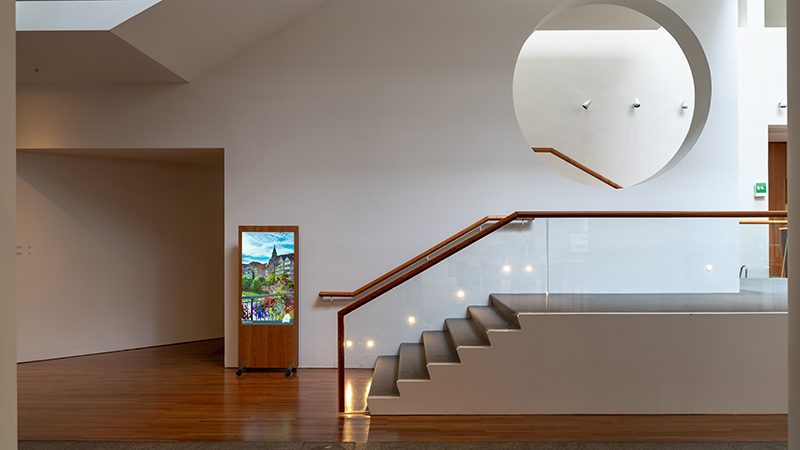 A BUILDING TALKS TO THE VISITORS \u2014 Landesvertretung Baden-Württemberg \u2014 Berlin, Germany \u2014 2020 | Bangert Projects